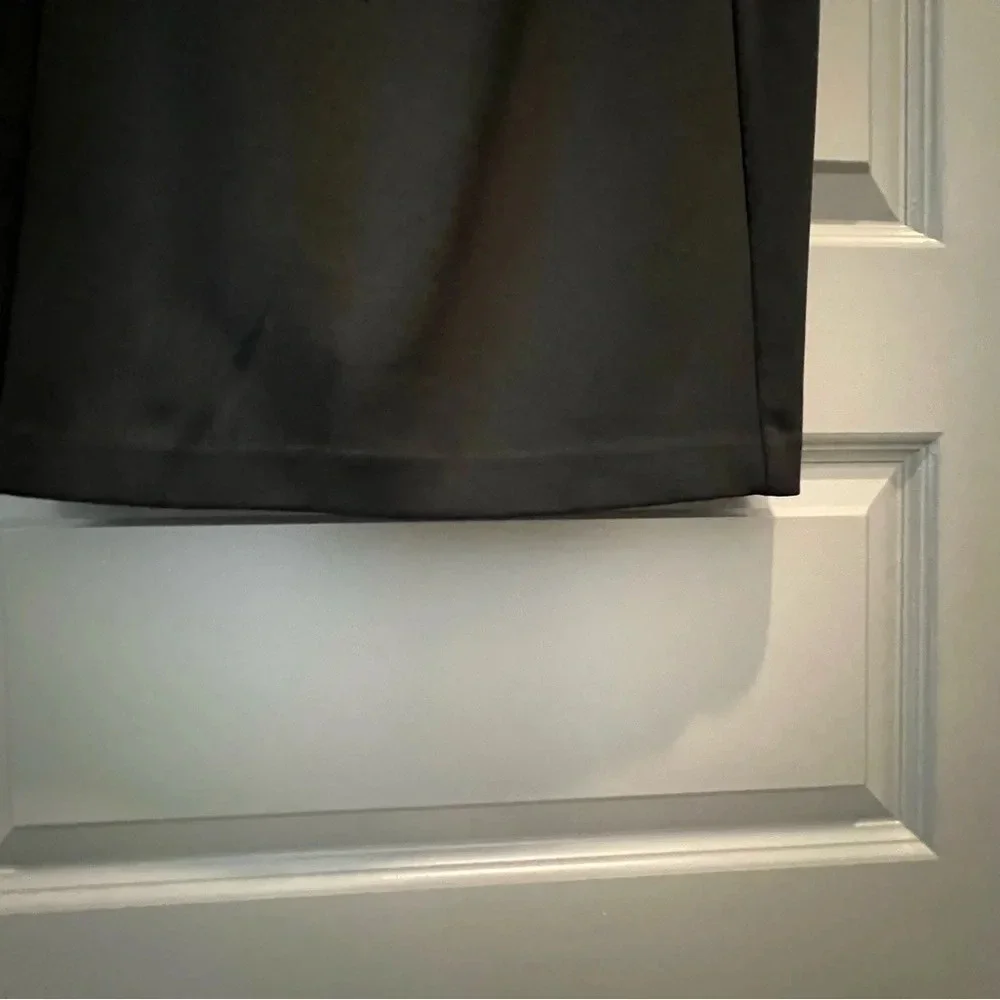 Calvin Klein Black A Line Asymmetrical Dress Size 10